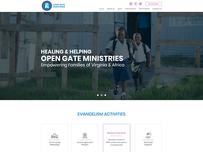 Open Gate Ministries - Website Design And Development Project