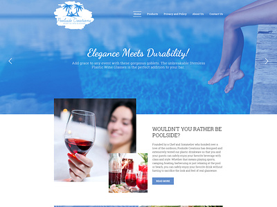 Poolside - Website Design And Development Project