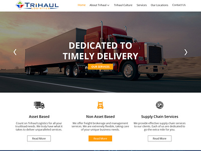 Trihaul - Website Design And Development Project