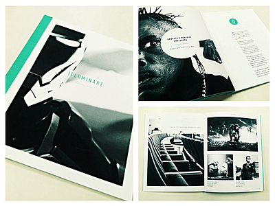 Illuminare entertainment indesign layout magazine minimal print publication