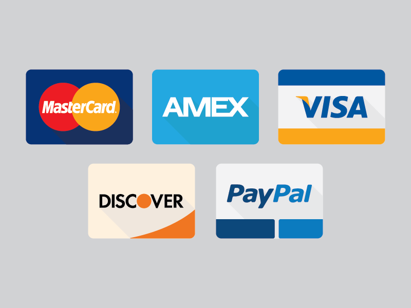 credit card logos paypal