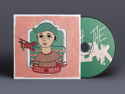 Catch the Break - Album Artwork album art band cd cover illustration music packaging pop punk record