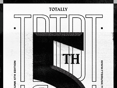 5 black white poster print texture typography