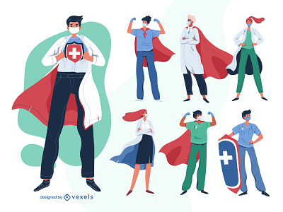 Doctors superheroes