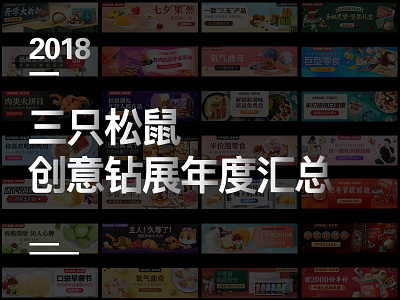 三只松鼠天猫旗舰店钻展年度汇总