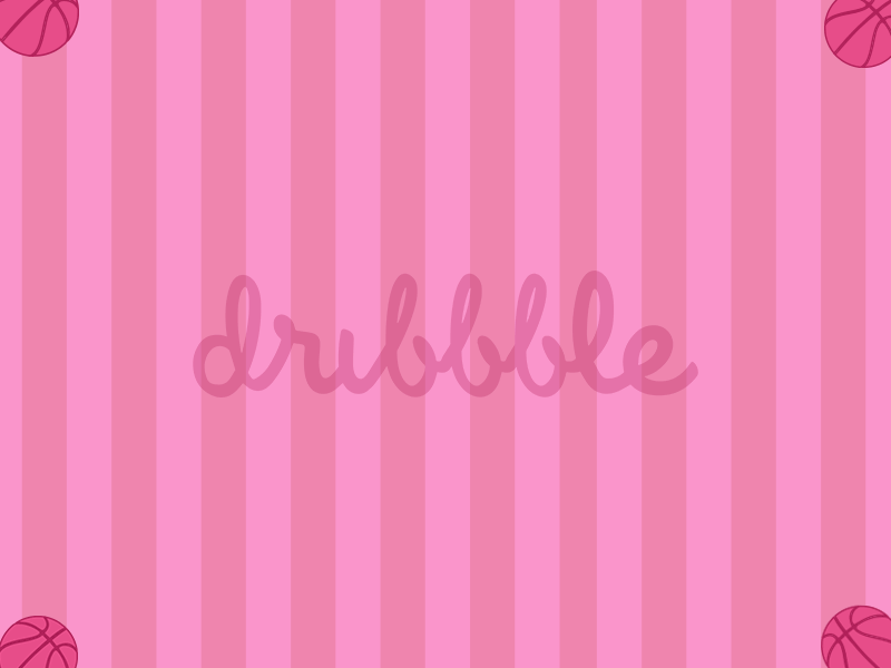 Hello Dribbble animation 2d debut shot design art dribbble gif graphic pink
