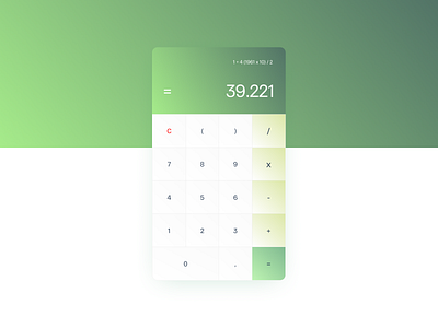 Daily UI – #004 004 calculator dailyui ui