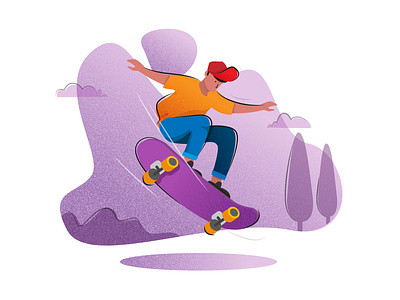 Flip-it! adobe illustrator art character art creative flat flip graphic design illustration line art skate skateboard vector