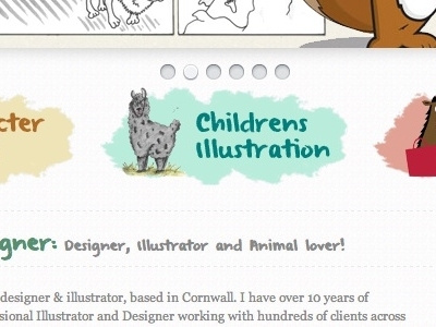 Happydesigner illustration website design