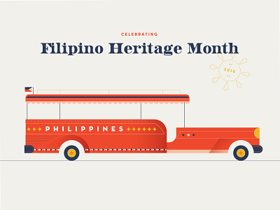 Jeepney 2016 celebration filipino heritage history month philippines