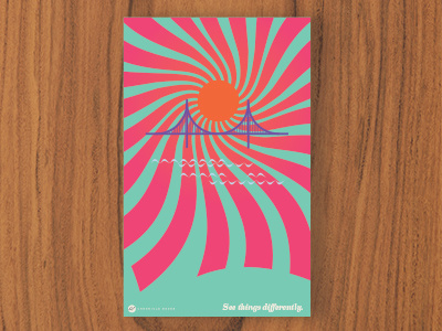 Summer of Love bay area chronicle books golden gate bridge poster san francisco see things differently summer of love