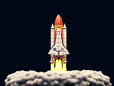 ATLANTIS atlantic atlantis blender blender3d blender3dart instagram logo nasa rocket rocketdesign rocketship smoke smooth space spacecraft spacedchallenge spaceship tutorial youtube youtuber