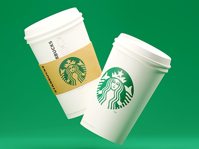 StarBucks 3d artattack artwork blender blender3d design designer highpoly lowpoly modelling starbucks