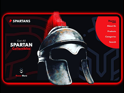 Spartans UI/UX 36 days of type 3d 3d animation 3d art 3d artist 3dsmax art artwork branding color flat illustration