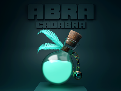 Abra Cadabra! art artwork blender branding color design flat illustration logo ui