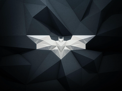 Batman low poly 3d abstract art app art artwork beach blender branding color craft design flat icon illustration illustrator isometric skuba diving typography vector website