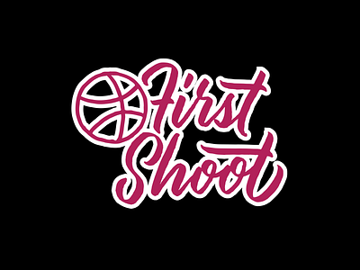 First Shoot apparel artist branding brush brushlettering calligraphy design fisrt font handdrawn handlettering letter lettering logotype script shoot t shirt type typography vector