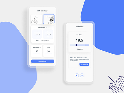 BMI calculator | Daily UI 004