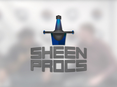 Sheen Procs blue branding e sports league of legends logo sheen sword