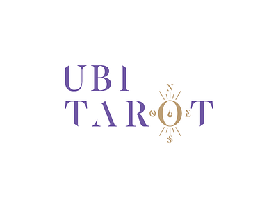 Ubi Tarot compass fire gold purple tarot world