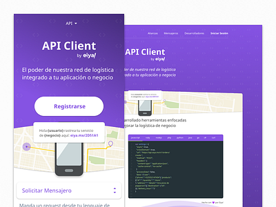 API Landing Page [Never Launched]