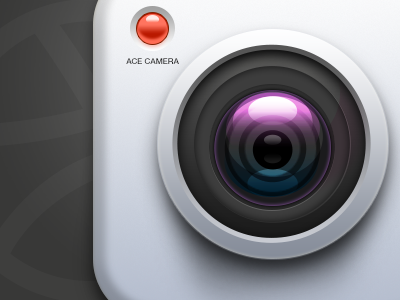 Aceth Camera app camera design dribbble first icon interface light new shot thanks ui