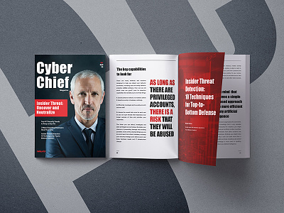 Cyber Chief Magazine it magazine magazine magazine design typography