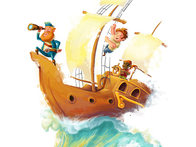 Pirates! children book children book illustration illustration pirates