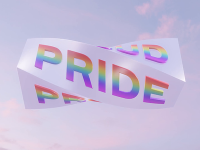 Pride Day 2021 🌈🏳‍🌈 3d abstract aesthetic animation art awareness blender concept design gay minimal motion graphics pride simple