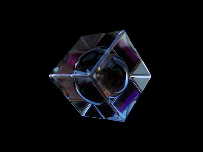 Realistic Glass Dispersion 3d abstract aesthetic animation art blender concept cube cycles design dispersion experiments glass hdri learning process render