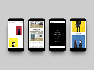 Concept #1 / Djamel Tatah website (2018) design mobile ui ux web webdesign website