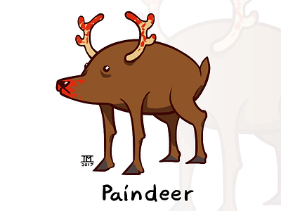 Game Enemy 12 deer reindeer