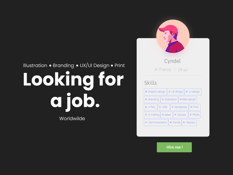 French Graphic Designer Looking For A Job By Cyndel Carre French Graphic Designer Looking For A Job