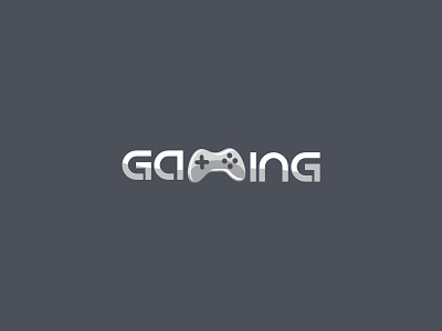 gaming logo design logo typography vector