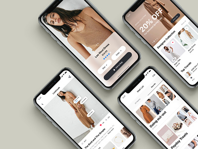 Athena Fashion E-commerce Mobile App UI Design