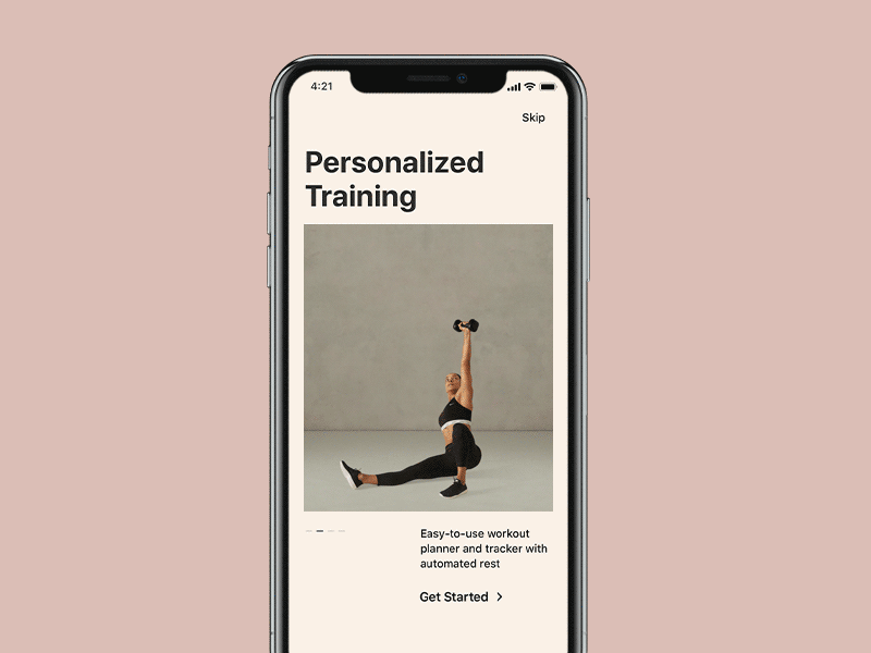 Fitness Mobile App UI Kit