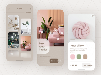 PickAR e-commerce app