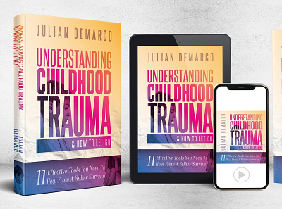 Understanding Childhoo Trauma - book cover design book book art book cover book cover design cover art cover design graphic design modern typography