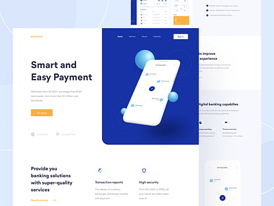 Banking Platform - Landing Page