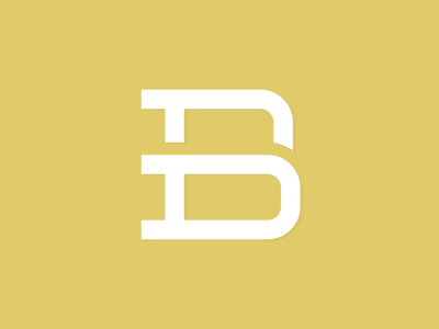 BD Monogram - 2 b bd branding d identity logo monogram type typography