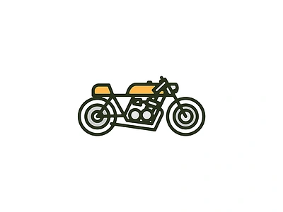 Cafe Racer bike cafe racer honda icon illustration monoweight motorcycle print series