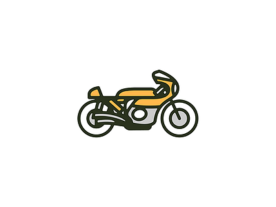 Cafe Racer : 2 benelli bike cafe racer icon illustration monoweight motorcycle print series
