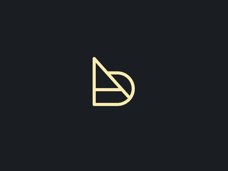 AB branding identity logo monogram type typography