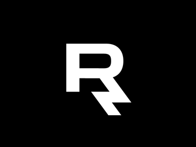 Rz branding identity lightning logo monogram type typography