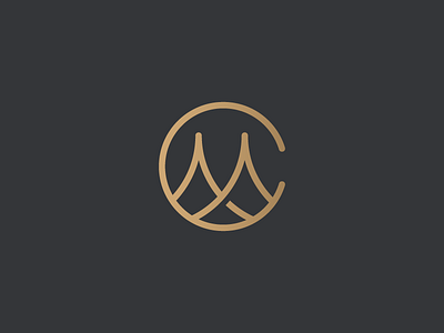 CM branding identity logo monogram type typography