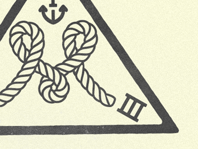 M 3 anchor michael spitz michaelspitz monogram nautical numerals rope tattoo