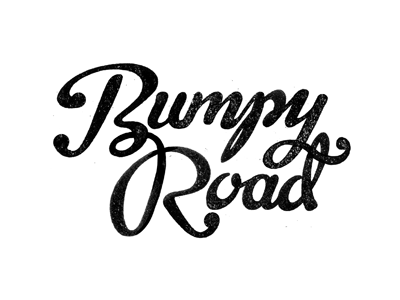 Bumpy Road Script branding identity lettering ligature logotype michael spitz michaelspitz script swash type typography