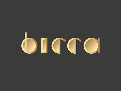BIRRA bar beer branding deco exploration gold identity italian logo restaurant type