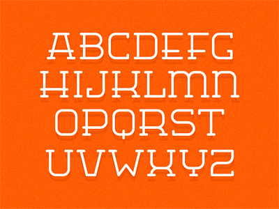 Minor Slab alphabet custom type font lettering low michael spitz michaelspitz serif slab typeface