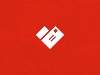'Heart' Logo Study heart identity letter logo mail mark michael spitz michaelspitz red white